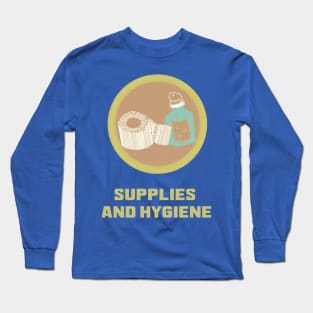 Merit Badge for Supplies and Hygiene Long Sleeve T-Shirt